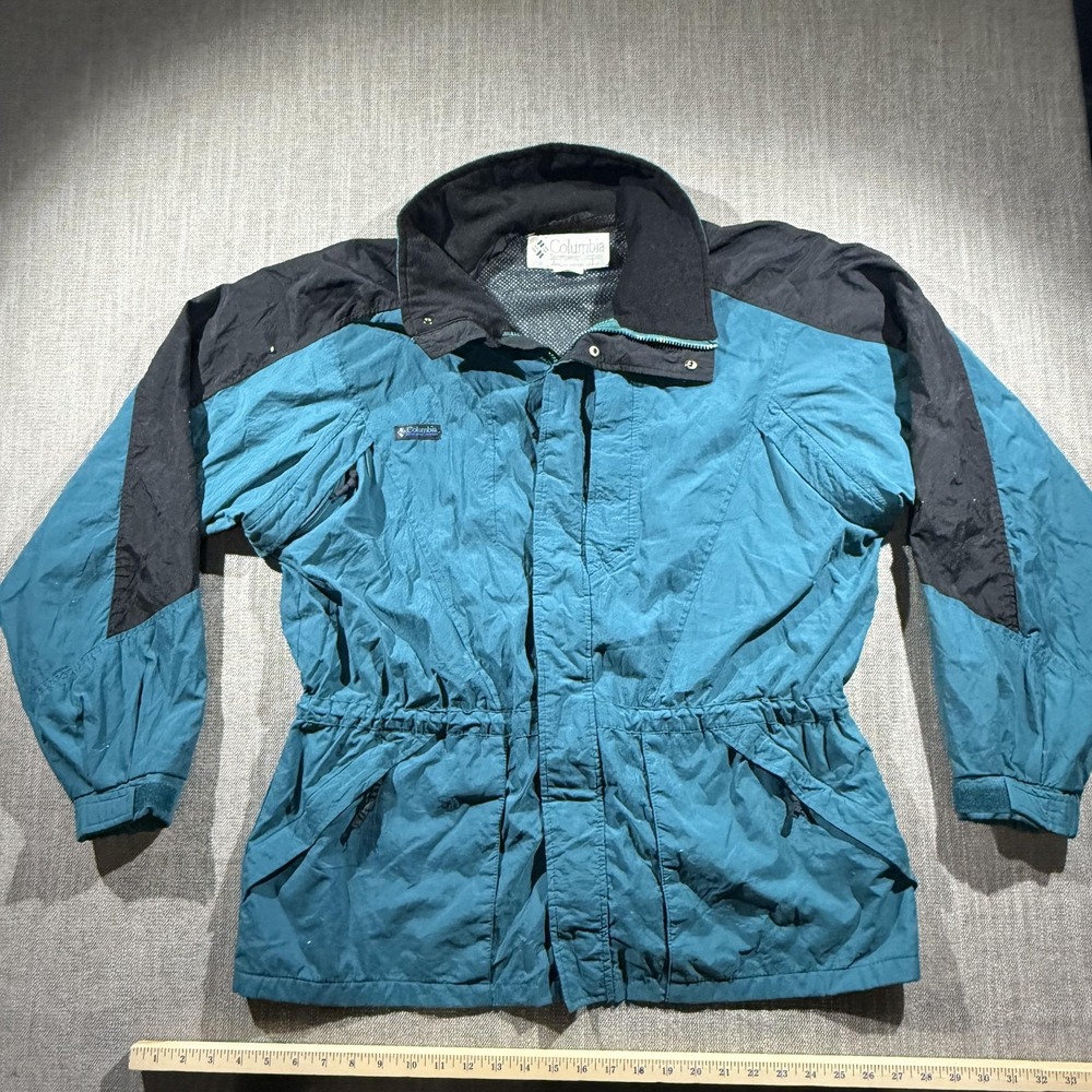 Vintage Columbia Double Whammy Jacket Mens Large Blue Nylon 3-in-1 Ski 90s